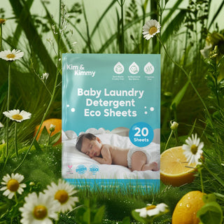 Plant-Based Non-Toxic Baby Laundry Detergent Sheets