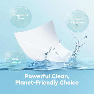 Plant-Based Non-Toxic Baby Laundry Detergent Sheets