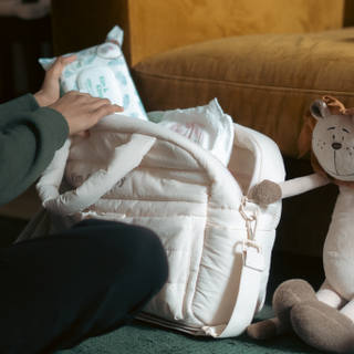 PowerMama - Luxury & Functional Nappie Bag + Free Nappies Bonus