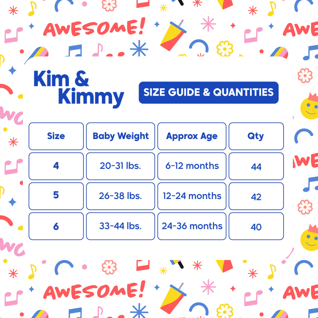Kim & Kimmy - Size 5 Pants, 26 - 38 lbs, Qty 42
